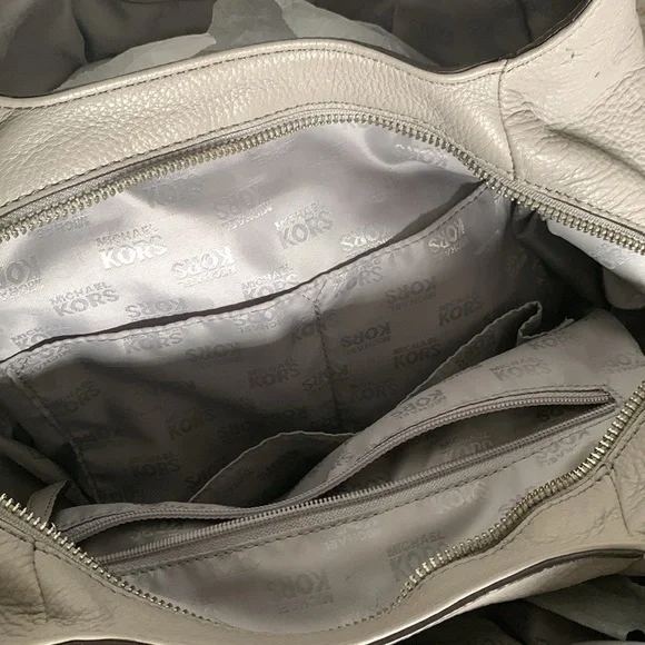 Grey Michael Kors soft leather bag like new condition. - Picture 7 of 7